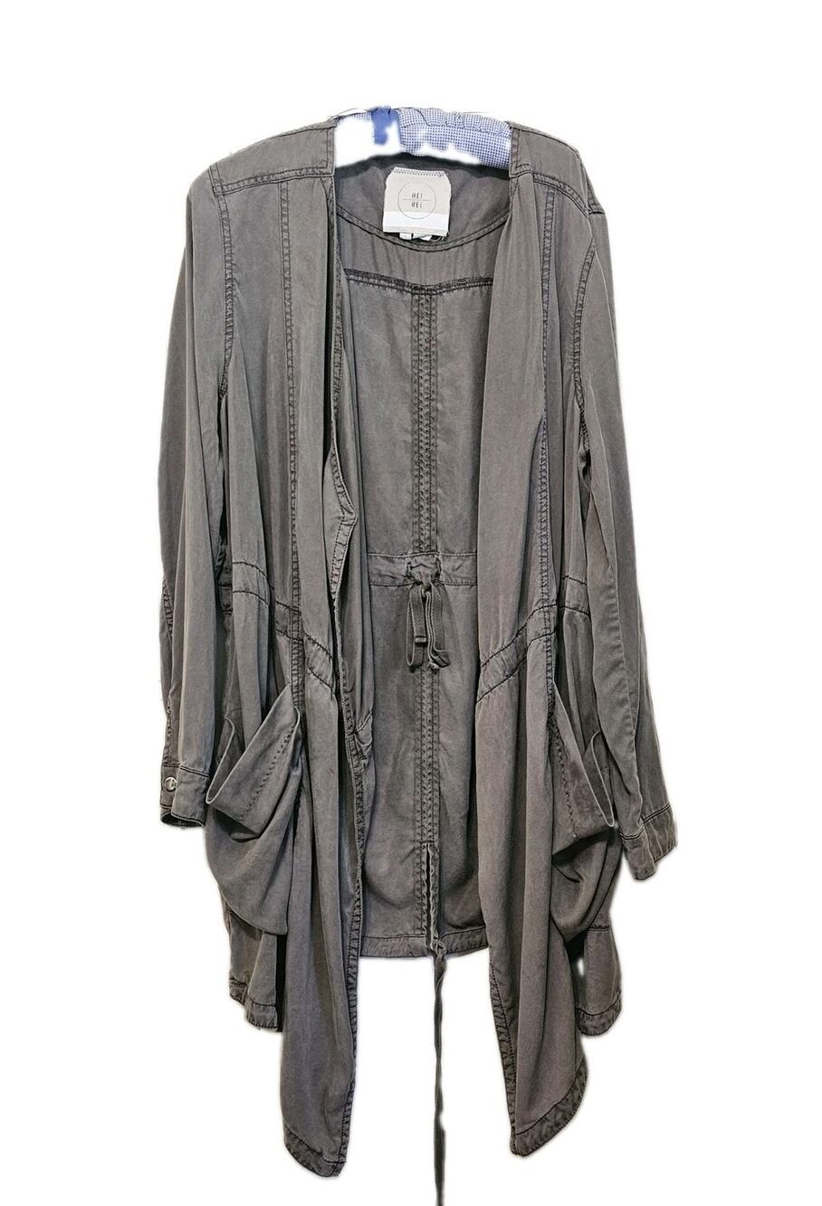 Anthropologie Hei Hei Morgan Draped Utility Jacket Size Large